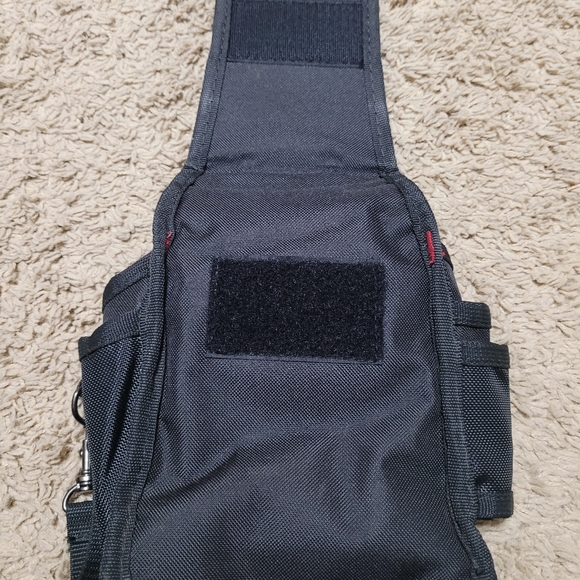 Husky 5 Pocket Black Belt Pouch Tool Holster Polyester 5 Inch - Picture 5 of 6